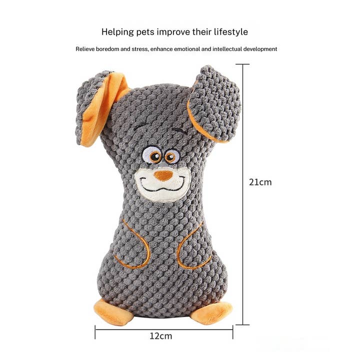 Toby Supply - Wholesale Pet Plush Toy - Dog - Corn Plush Squeaky Toy, Fun for Cats & Dogs_CWMM5498
