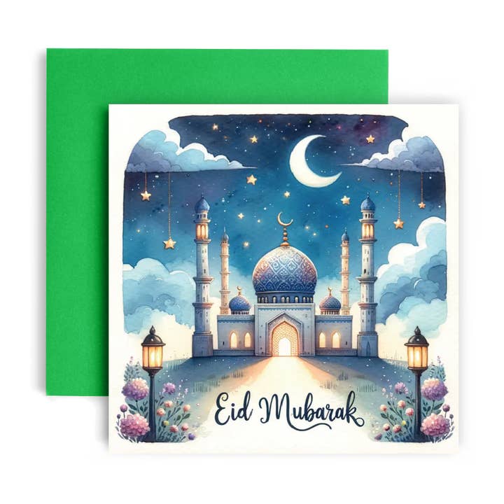 Huxters – wholesale Birthday card – Eid Mubarak Ramadan Happy Eid al-Fitr Card0