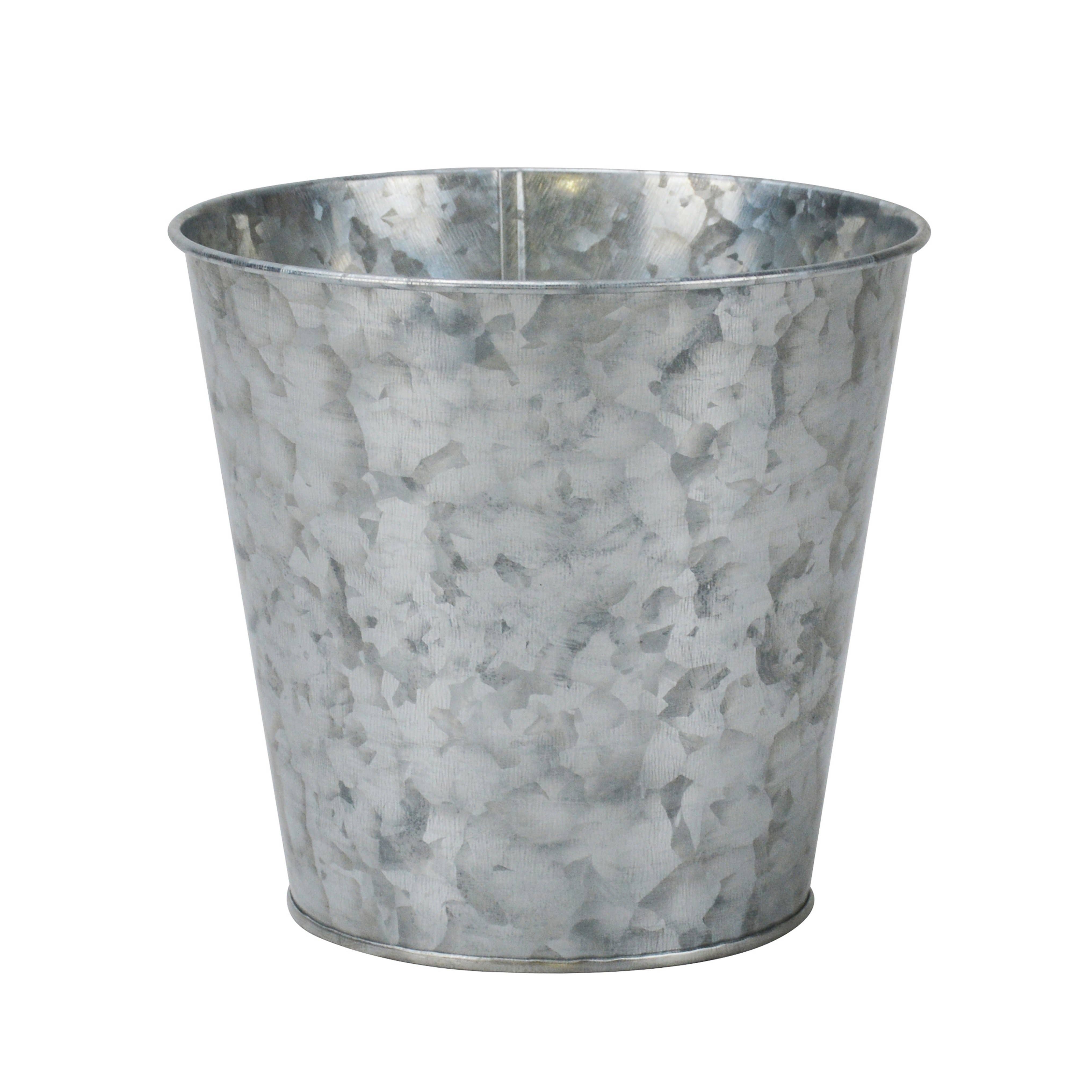 DAHO – Großhandel Blumentopf – 5,12 Zoll (13 cm) Metallblumentopf / Vase für Zuhause, Garten, Hochzeit, Außenbereich2