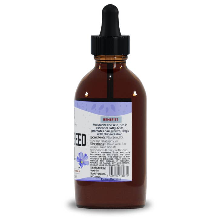 Herb To Body - Wholesale Oral Supplement/Vitamin - Flaxseed Oil - Cold Pressed Formula2