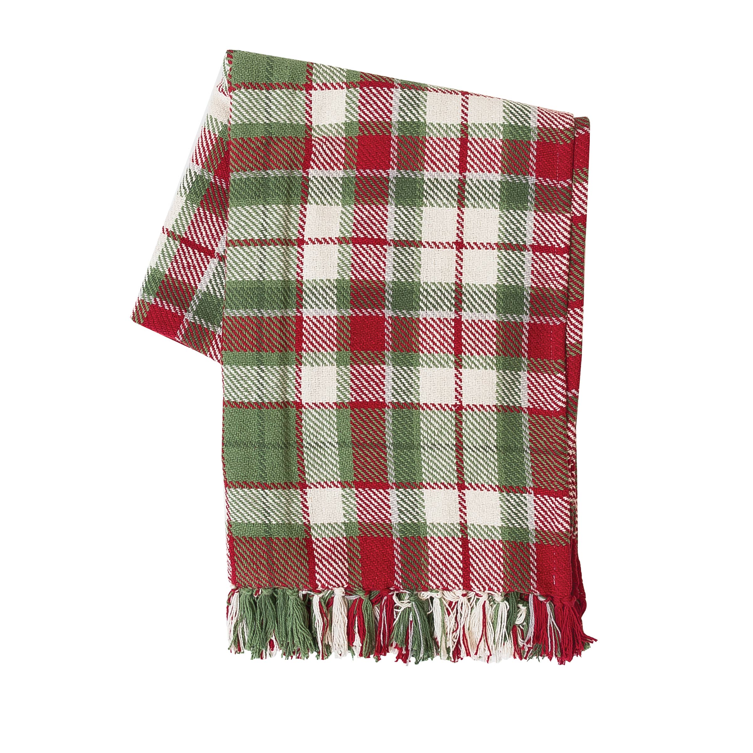 C&F Home - Wholesale Throw Blanket - Christmas Owen Red Plaid Throw Blanket1