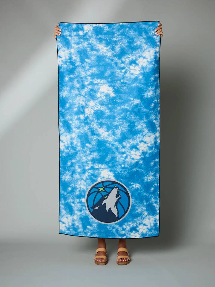 Timberwolves Flash Beach Towel for wholesale by Geometry