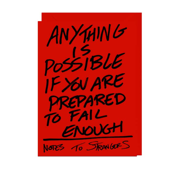 Carte TOUT EST POSSIBLE pour la vente par Jolly Awesome