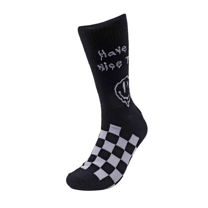 Men's 'Have A Nice Trip' Novelty Socks- NVPS2033 for wholesale by Selini New York