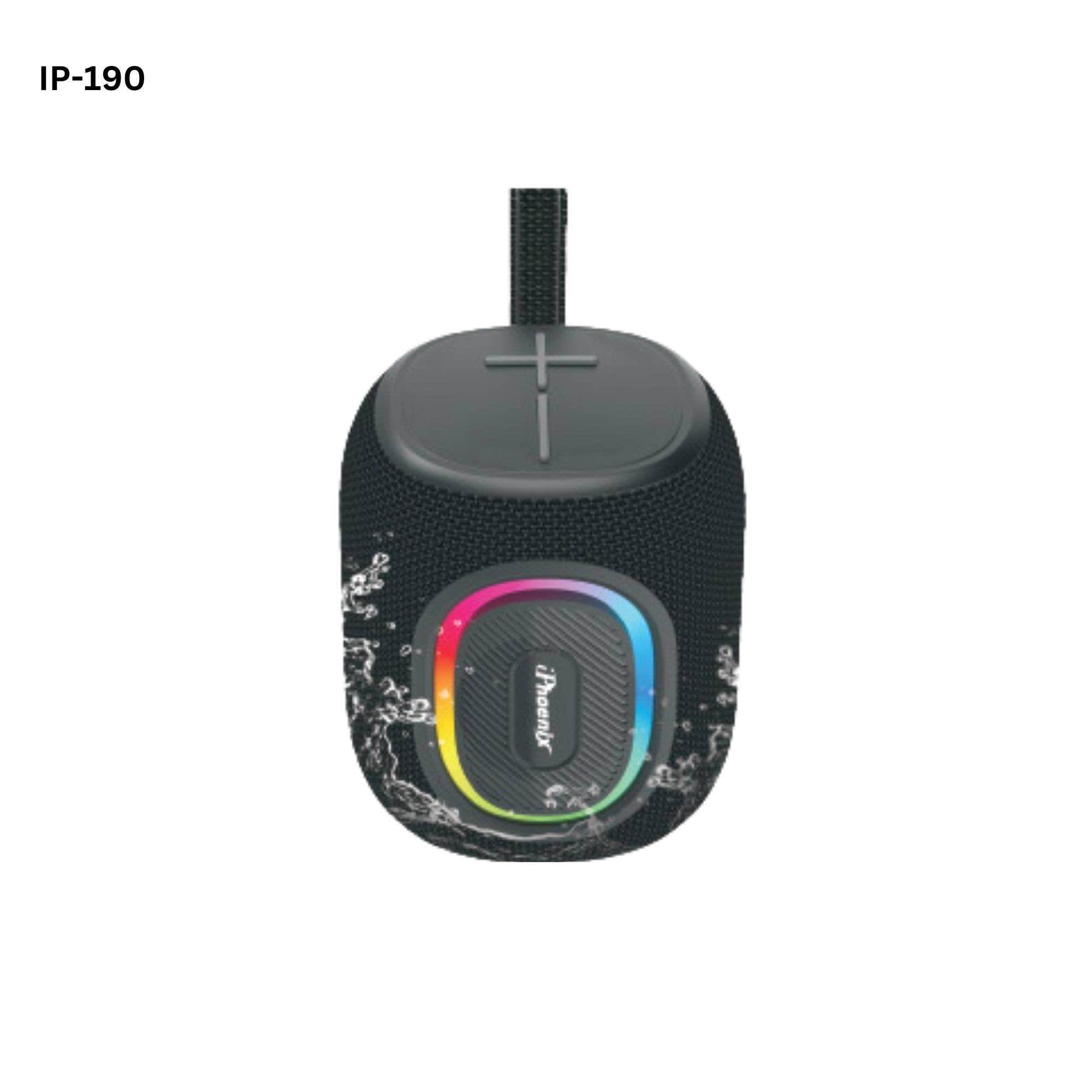 iPhoenix Technology Corporation - Wholesale Speakers - IP-190 Bluetooth Speaker Radio IPX6 WaterProof/Rechargeable 21