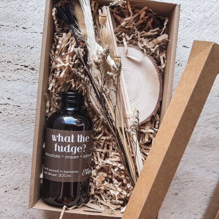 Everwood Candle Co. - Wholesale Reed Diffuser - 'What the Fudge?' Botanical Reed Diffuser 200ml