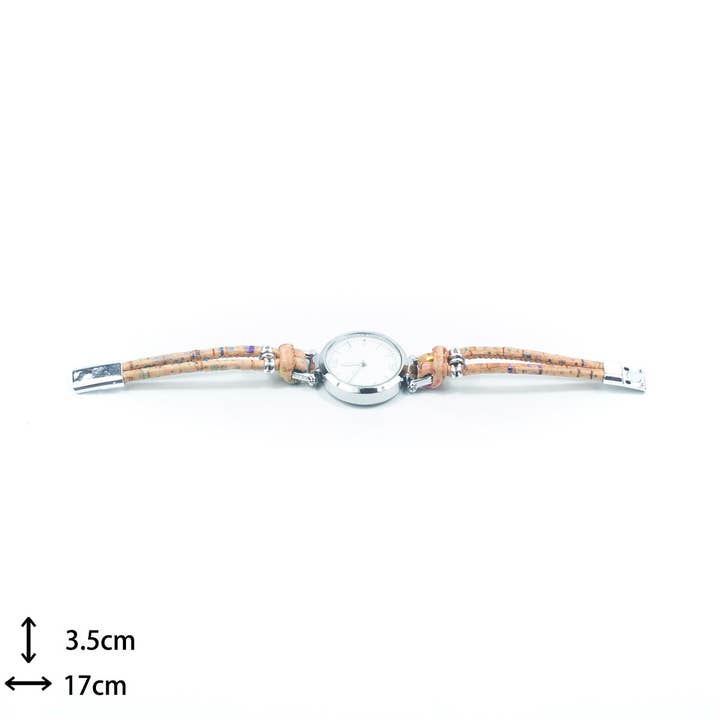 Meninas Bonitas Cork - Wholesale Wrist Watch - Women's - handmade cork watch WA-1869