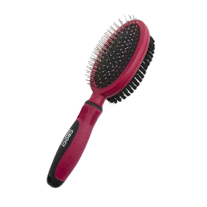 Croci - Wholesale Pet Brush - Cat/Dog - Dog and cat brush: soft bristles and steel teeth