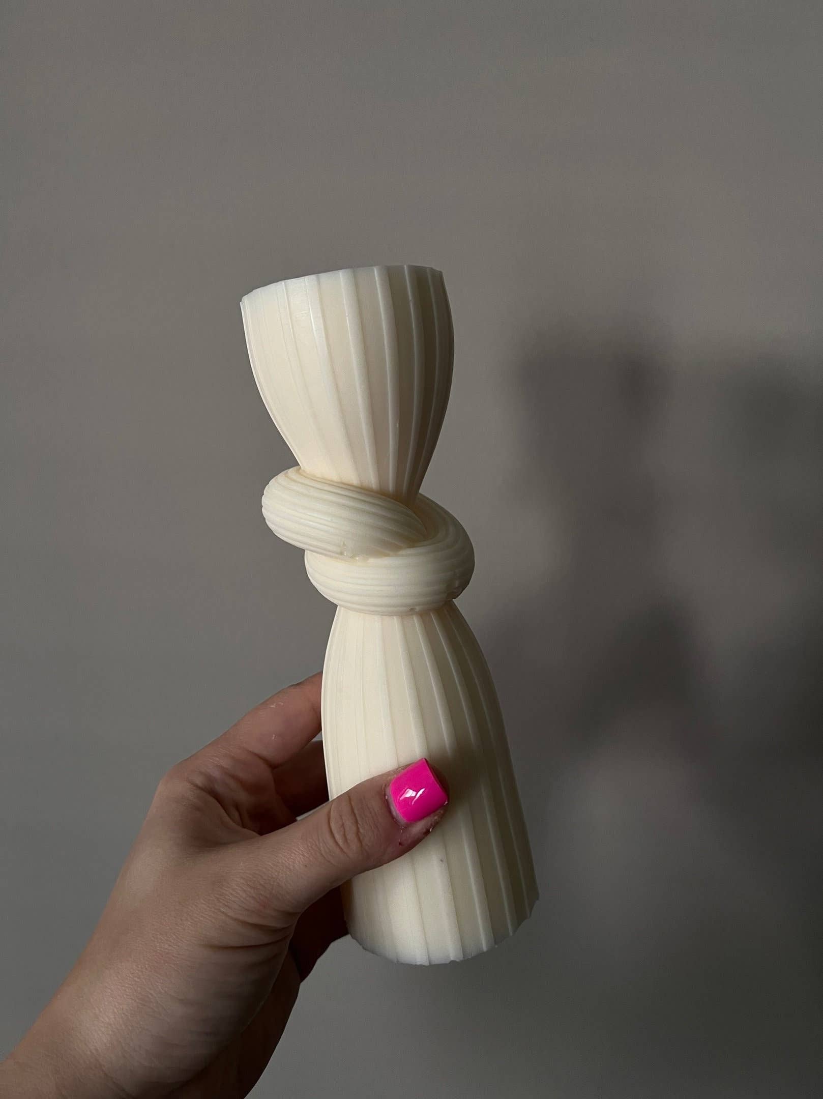 Agaboo Candle - Wholesale Pillar Candle - Knot Stripe Cylindrical Pillar Candle10