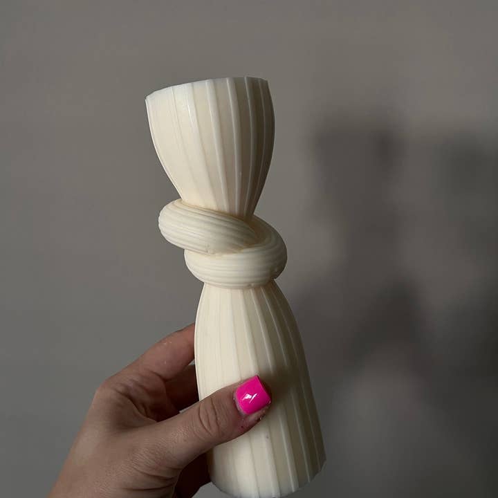 Agaboo Candle - Wholesale Pillar Candle - Knot Stripe Cylindrical Pillar Candle10