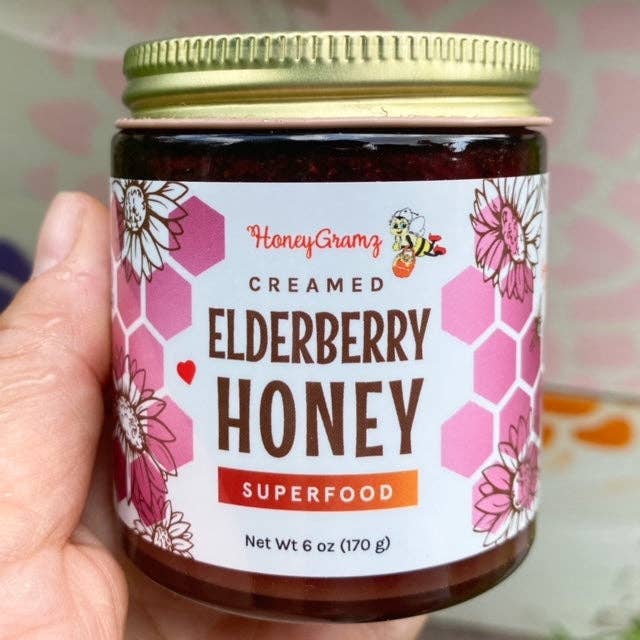 HoneyGramz - Wholesale Honey - Elderberry Honey1