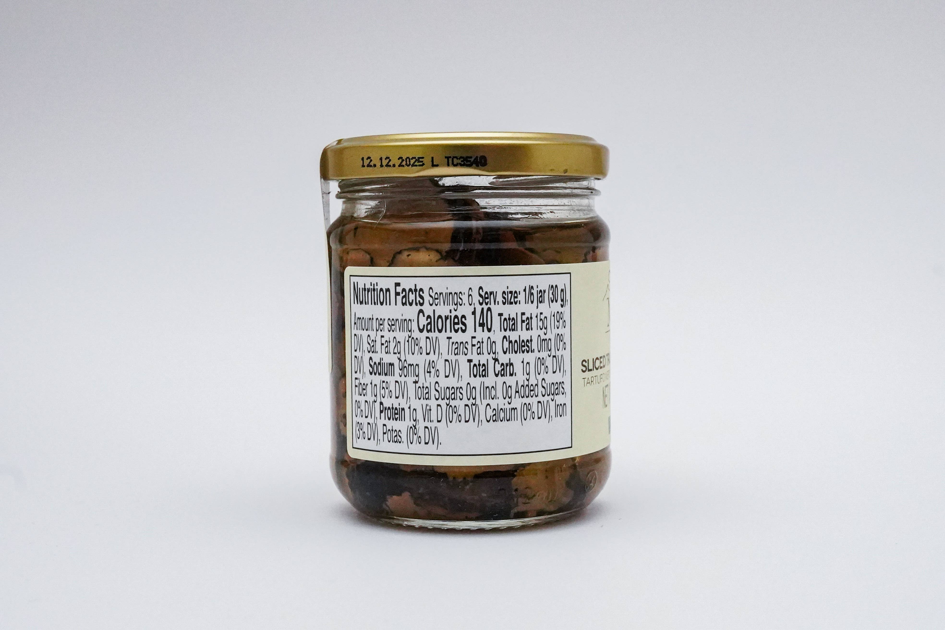 Tesori Del Matese - Wholesale Sauce - Sliced Black Truffle In Olive Oil - Carpaccio 6.4 OZ/180 g4