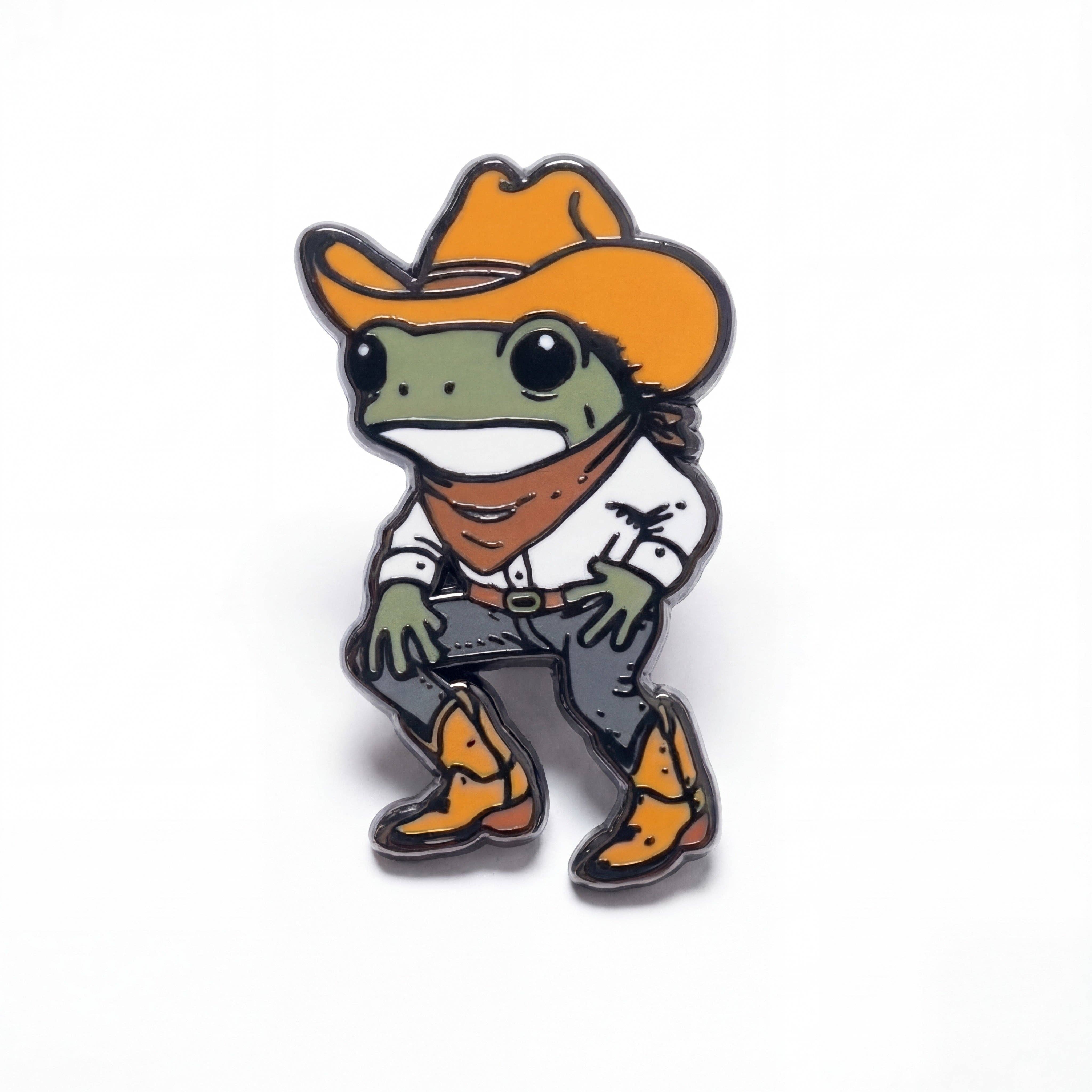 Strike Gently - Wholesale Lapel Pin/Button - Howdy Frog Pin