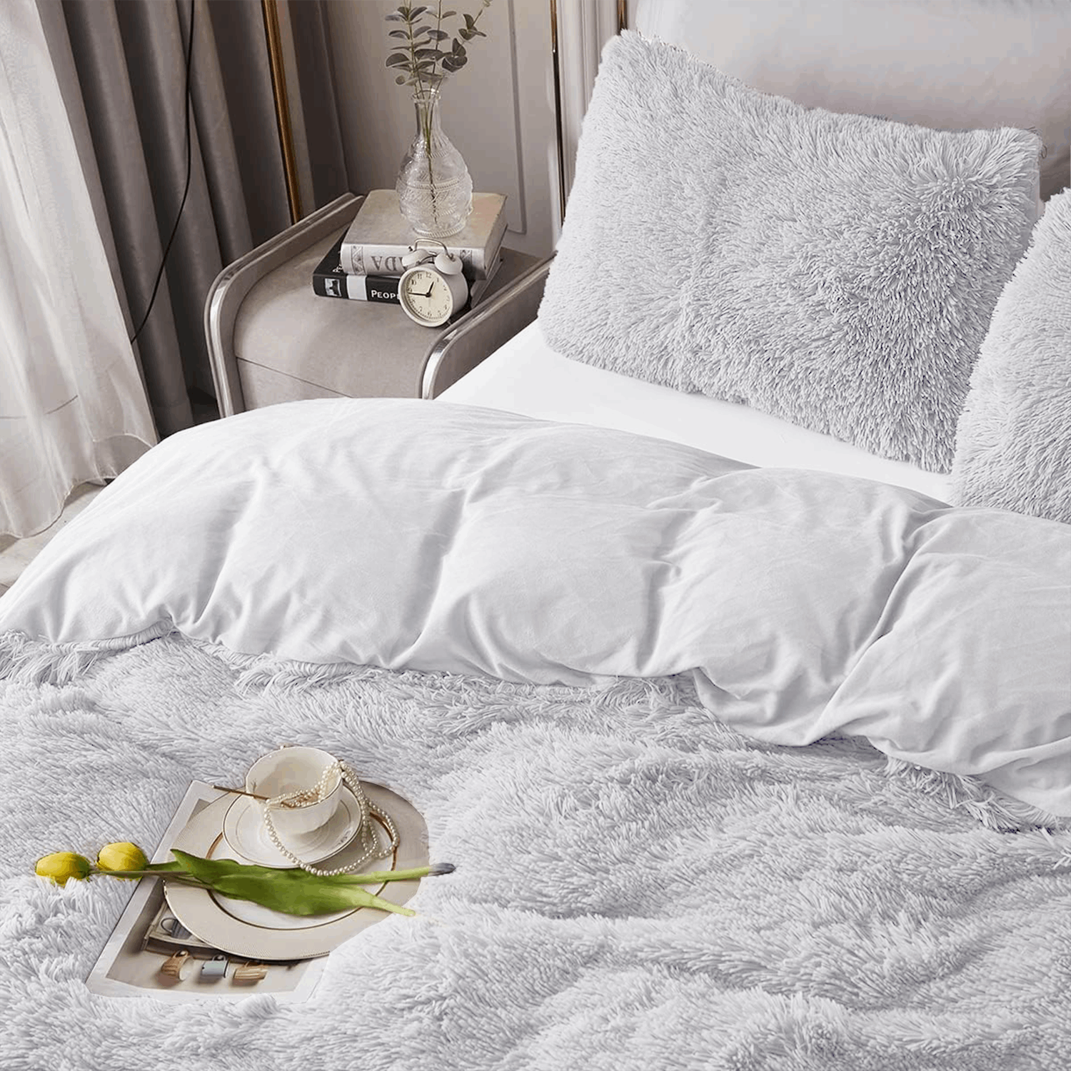 Beach Stone – wholesale Bedding set – Teddy Cuddles Hug & Snug Duvet Cover Bedding Set With Pillowcase Cosy & Warm66