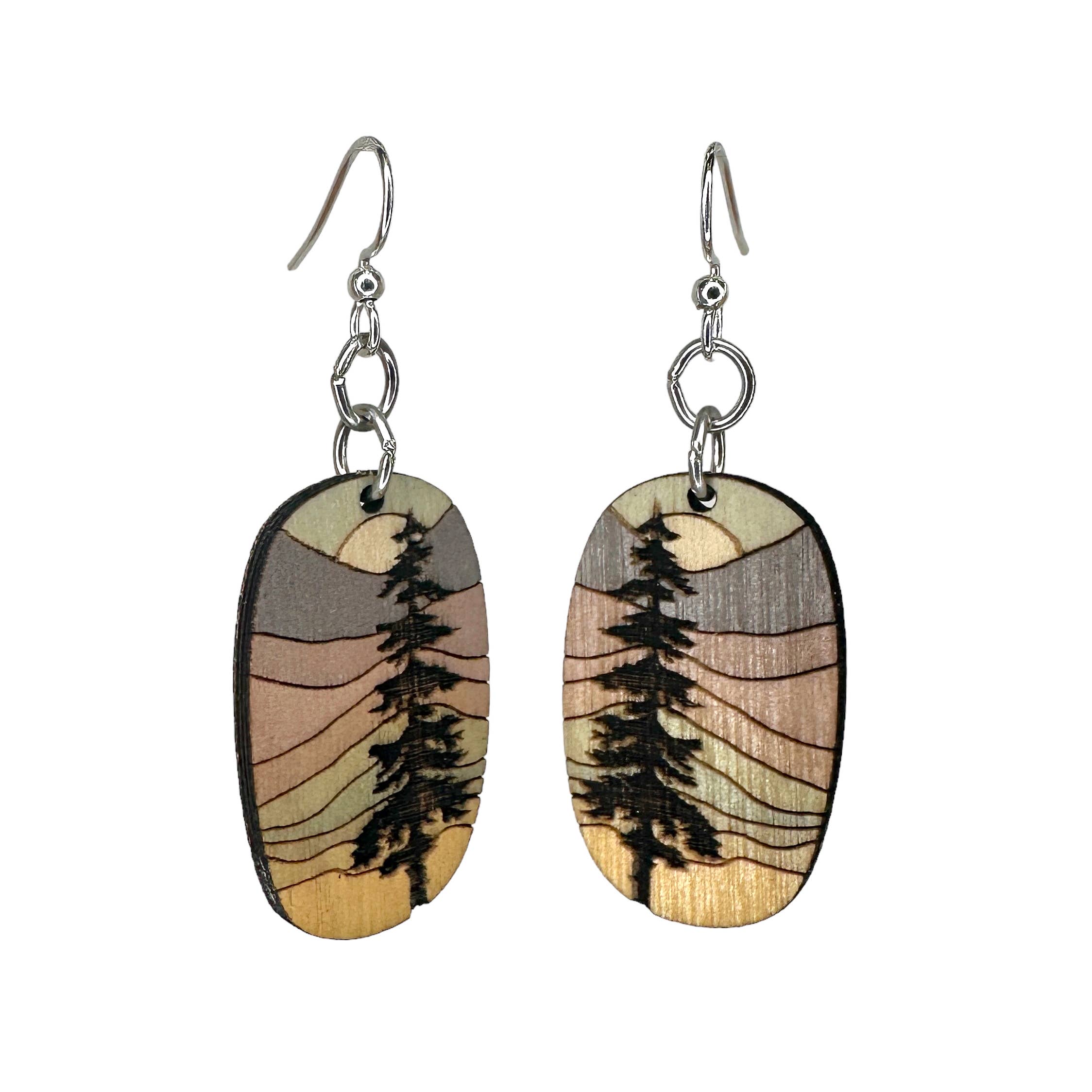 Green Tree Jewelry - Wholesale Dangle Earrings - Lone Pine Blossoms #2141