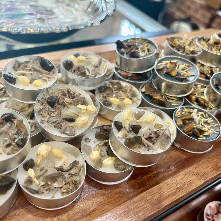 Intention Tea Lights for wholesale by Mz. Jones’ Curio, Inc.