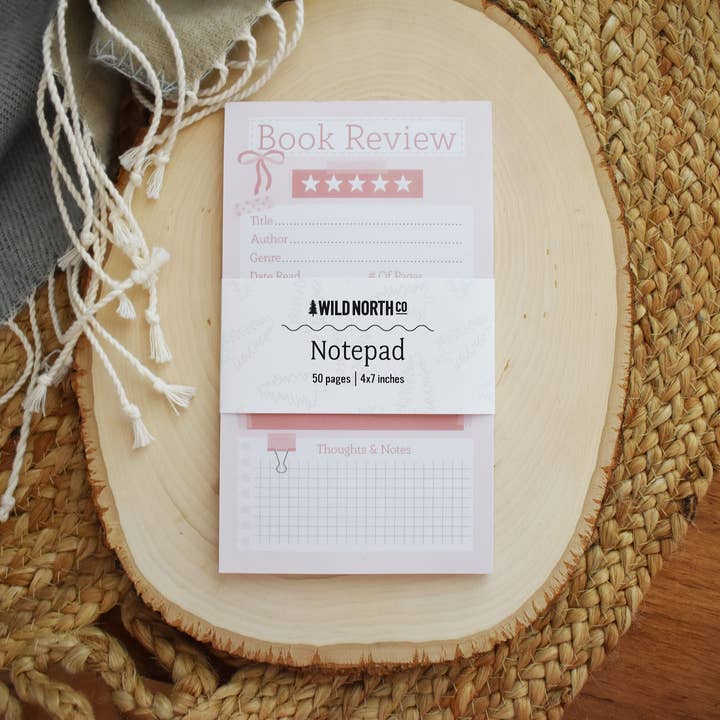 Wild North Co - Wholesale Notepad - Book Review Notepad - Scrapbook2