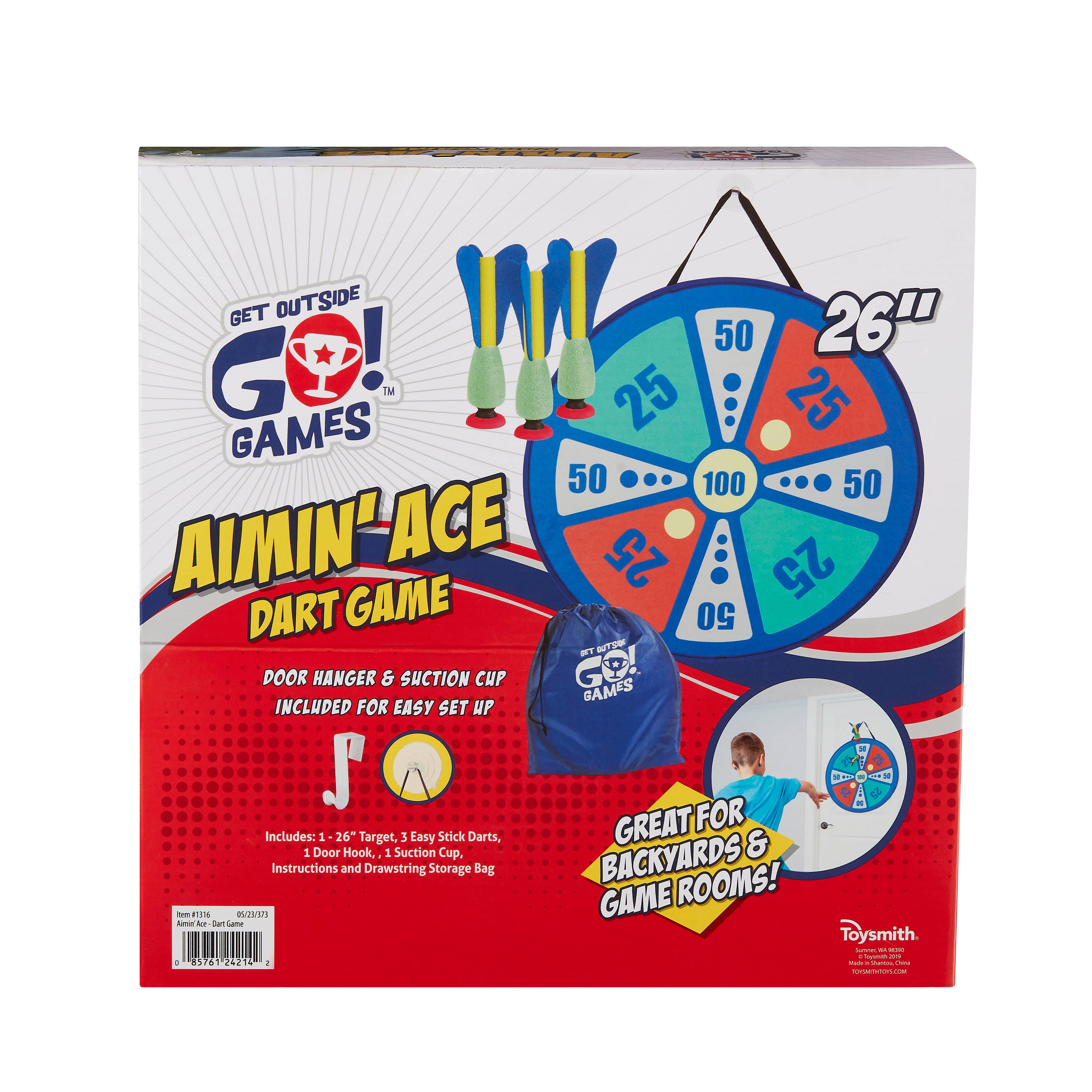 Toysmith - Wholesale Sporting Game - Kids & Baby - Get Outside GO!™ Games Aimin' Ace Dart Game6