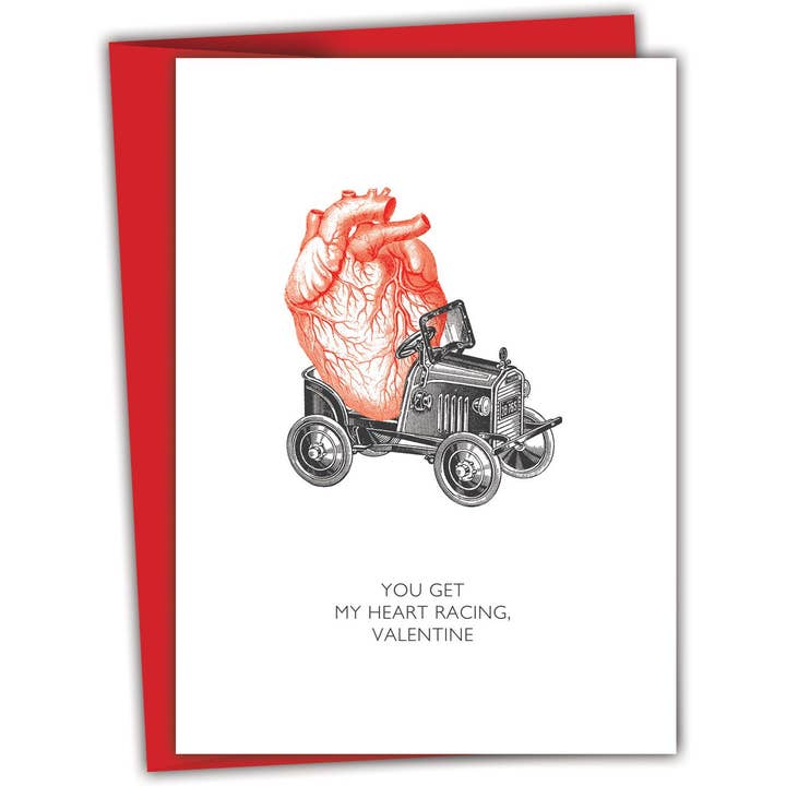 you get my heart racing for wholesale by Black and White and Red All Over