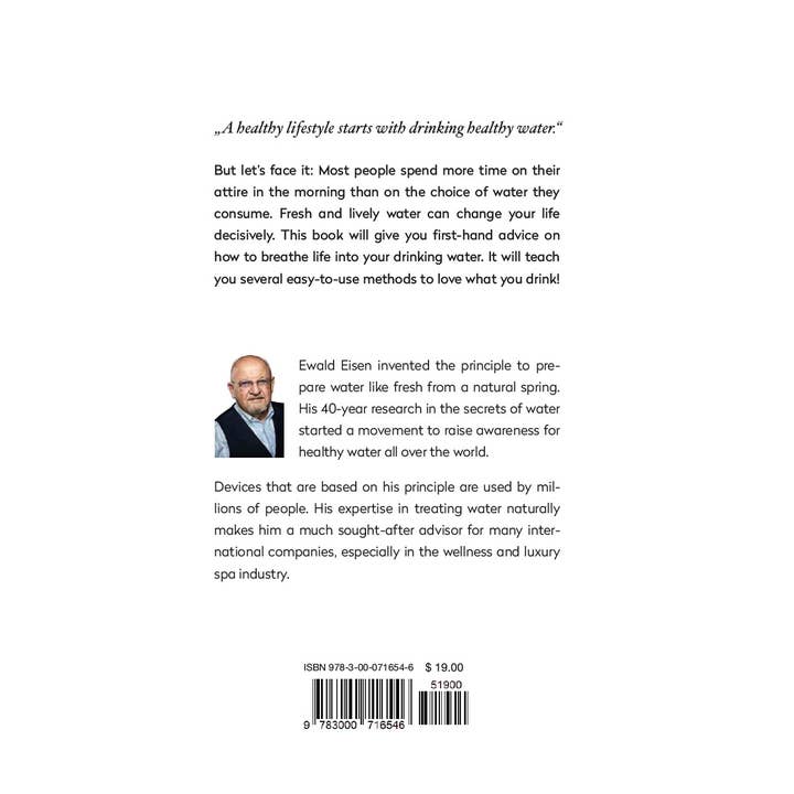 VitaJuwel USA - Wholesale Body, Mind & Spirit - DRINKING THE BEST WATER (E. Eisen)1