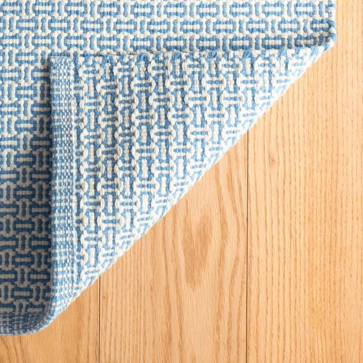 Annie Selke - Wholesale Area Rug - Miss Muffet Handwoven Cotton Rug | French Blue6