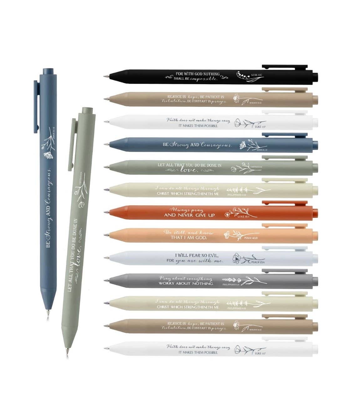 Cross and Crowns - Vente Stylos - Stylos à bille avec écritures chrétiennes