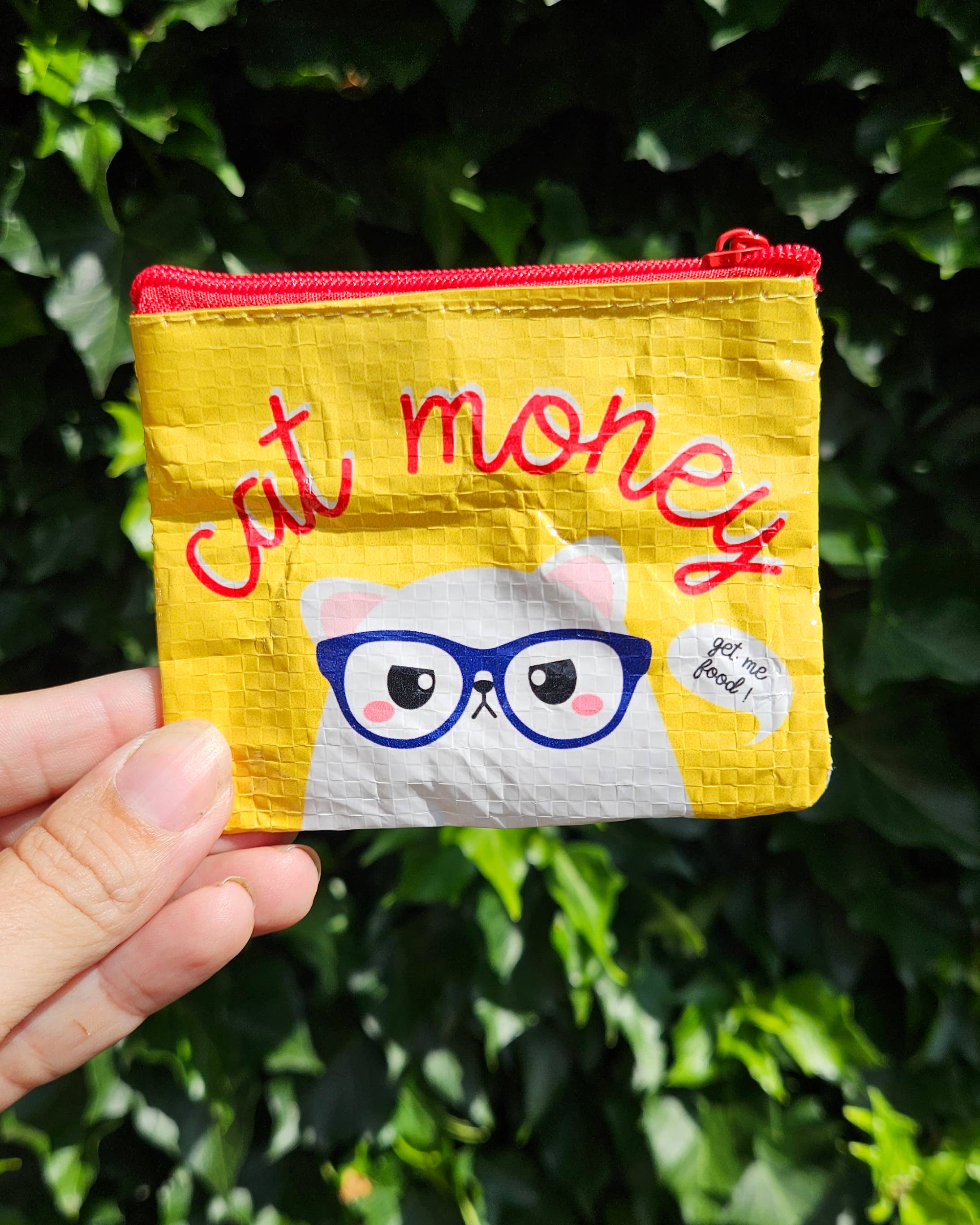 Studio Inktvis - Wholesale Coin Purse - Unisex - Mini wallet coin purse Cat money recycled plastic1