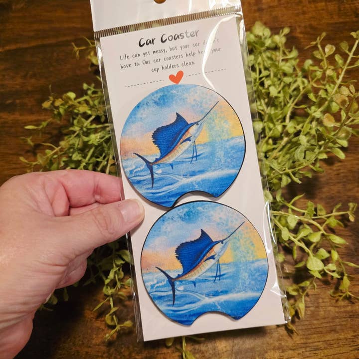 Autocoasterset voor wholesale door Magnolia On Main LLC