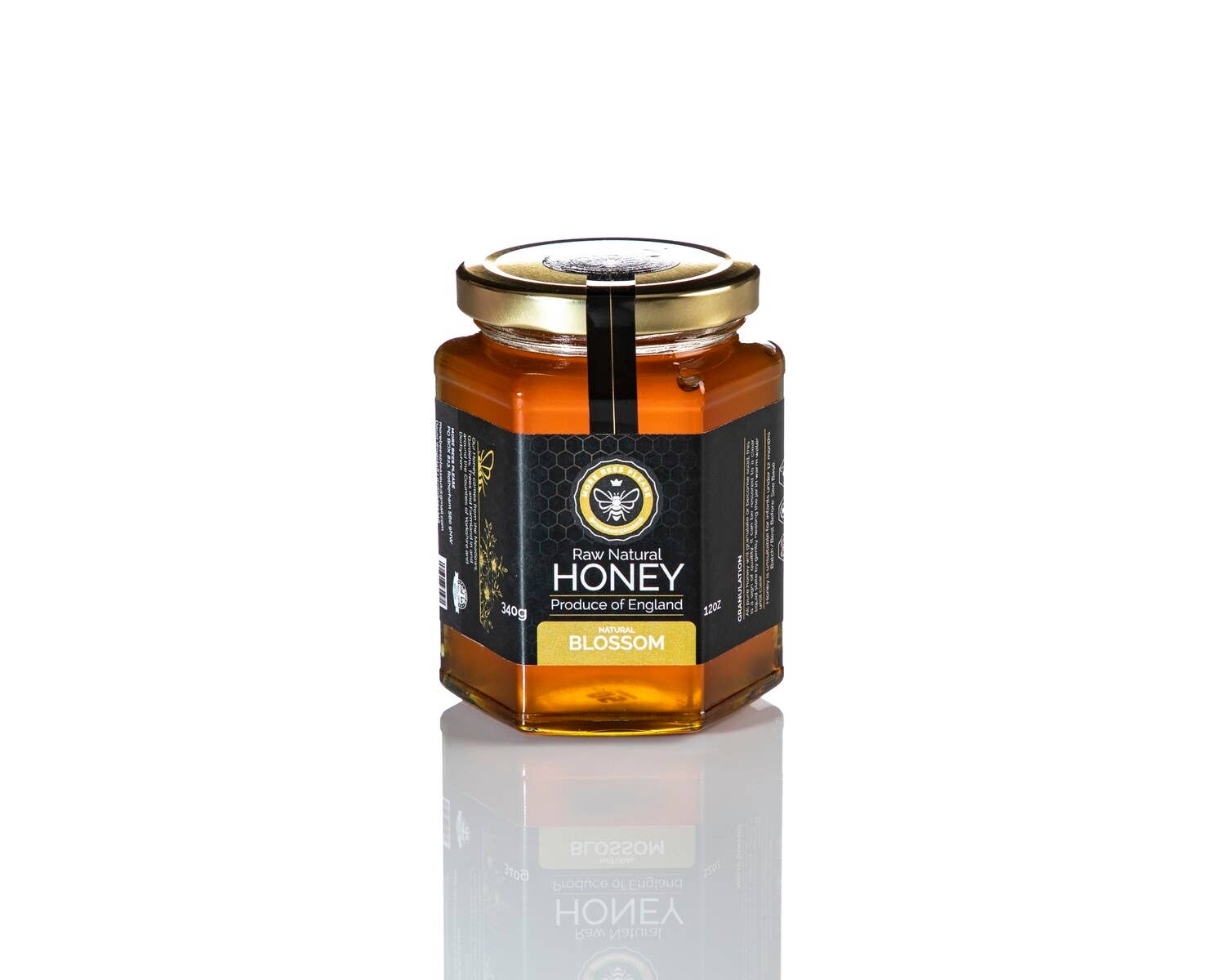 More Bees Please – wholesale Honey – More Bees Please Raw Natural Blossom Honey 8oz1
