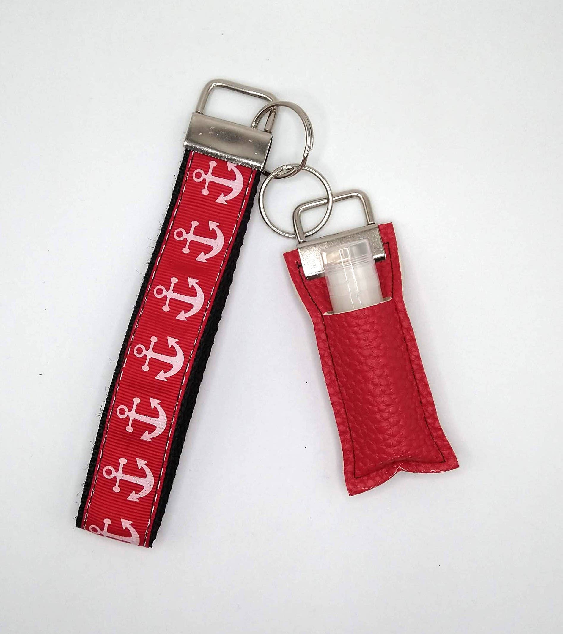KSS Made - Handmade Keychain Wristlets – Engroshandel Nøglering - Dame – Ankre nøglering Wristlet og Chapstick Holder Sæt0