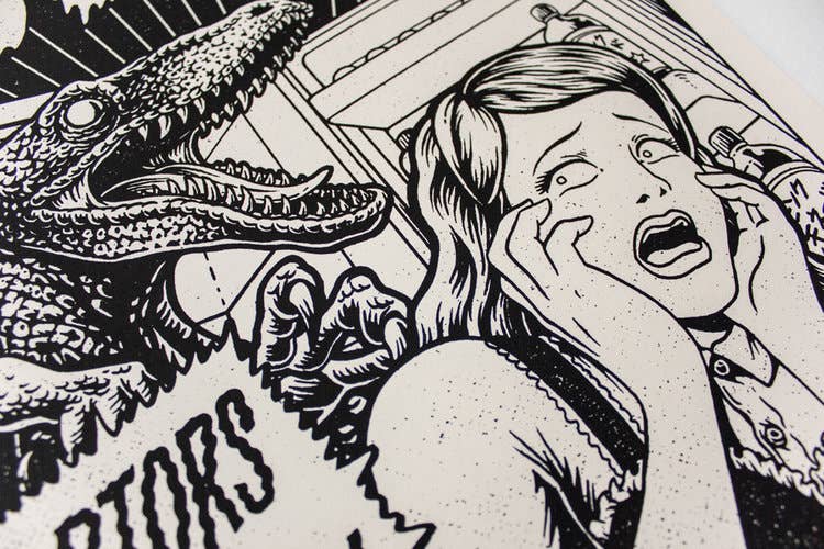 Yeaaah! Studio - Wholesale Art Print - “Raptor” poster (Size 30x40cm)1