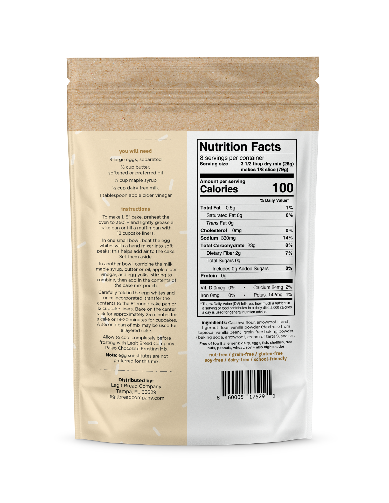 Legit Bread Company - Wholesale Cake Mix - Out-Of-The-Box Vanilla Cake Mix2