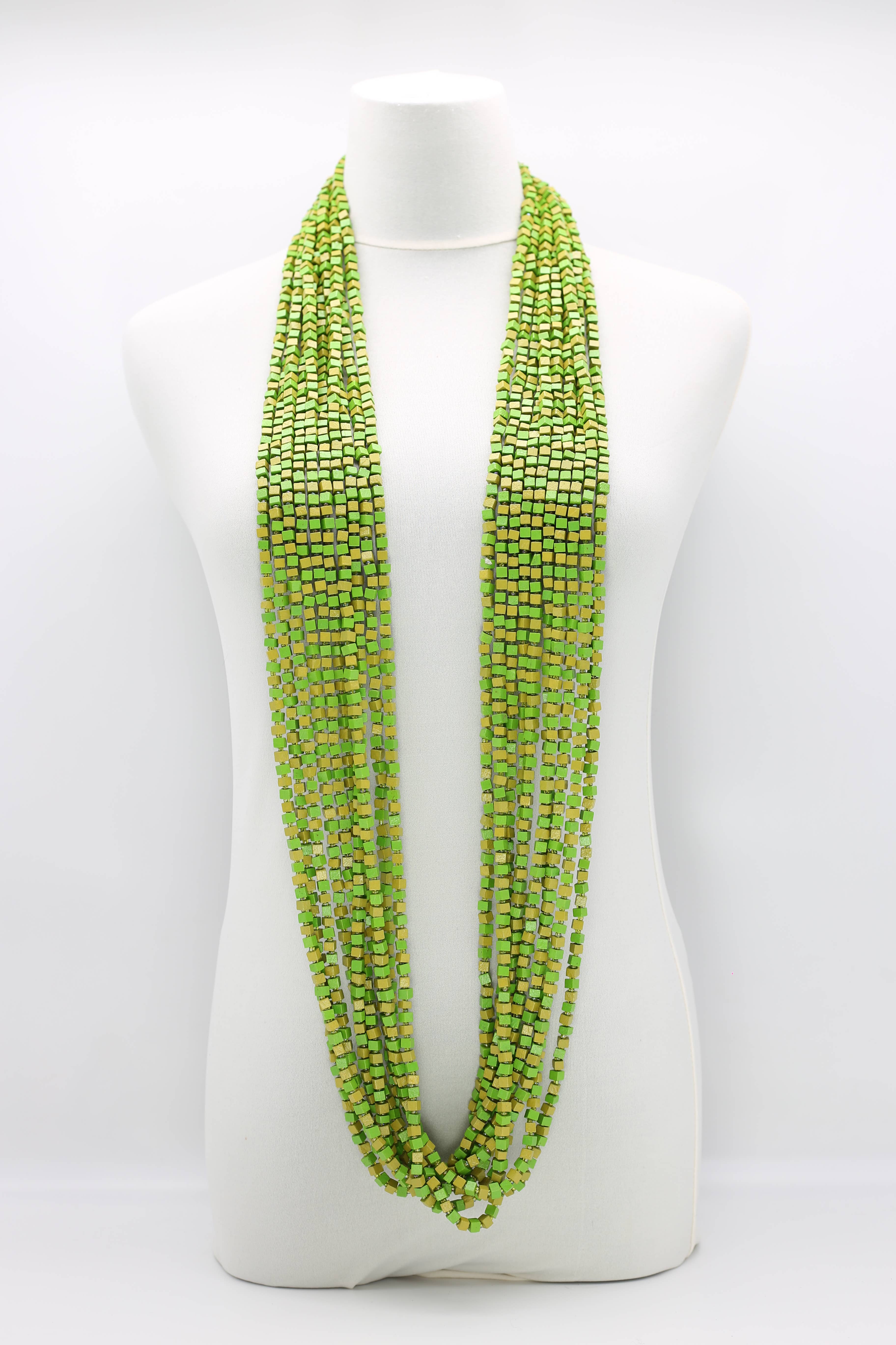 Jianhui London – Engroshandel Perlehalskæde – Den næste Pashmina halskæde Træperler - Mosaic Art101