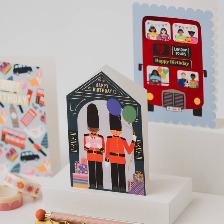 Mifkins - Wholesale Birthday Card - London Guards Birthday Card | London Icon Card7
