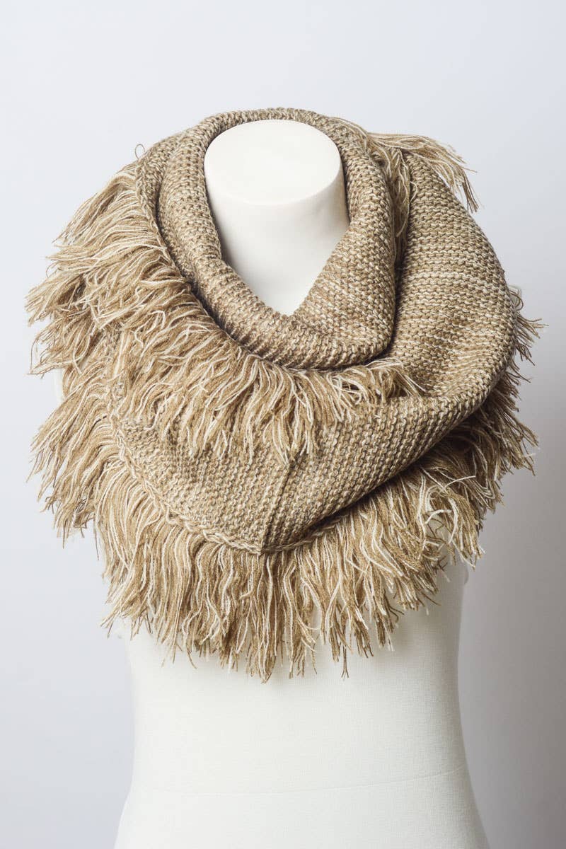 Leto Accessories - Wholesale Scarf - Women's - Soft and Warm Marled Knit Infinity Loop Scarf ♾️0