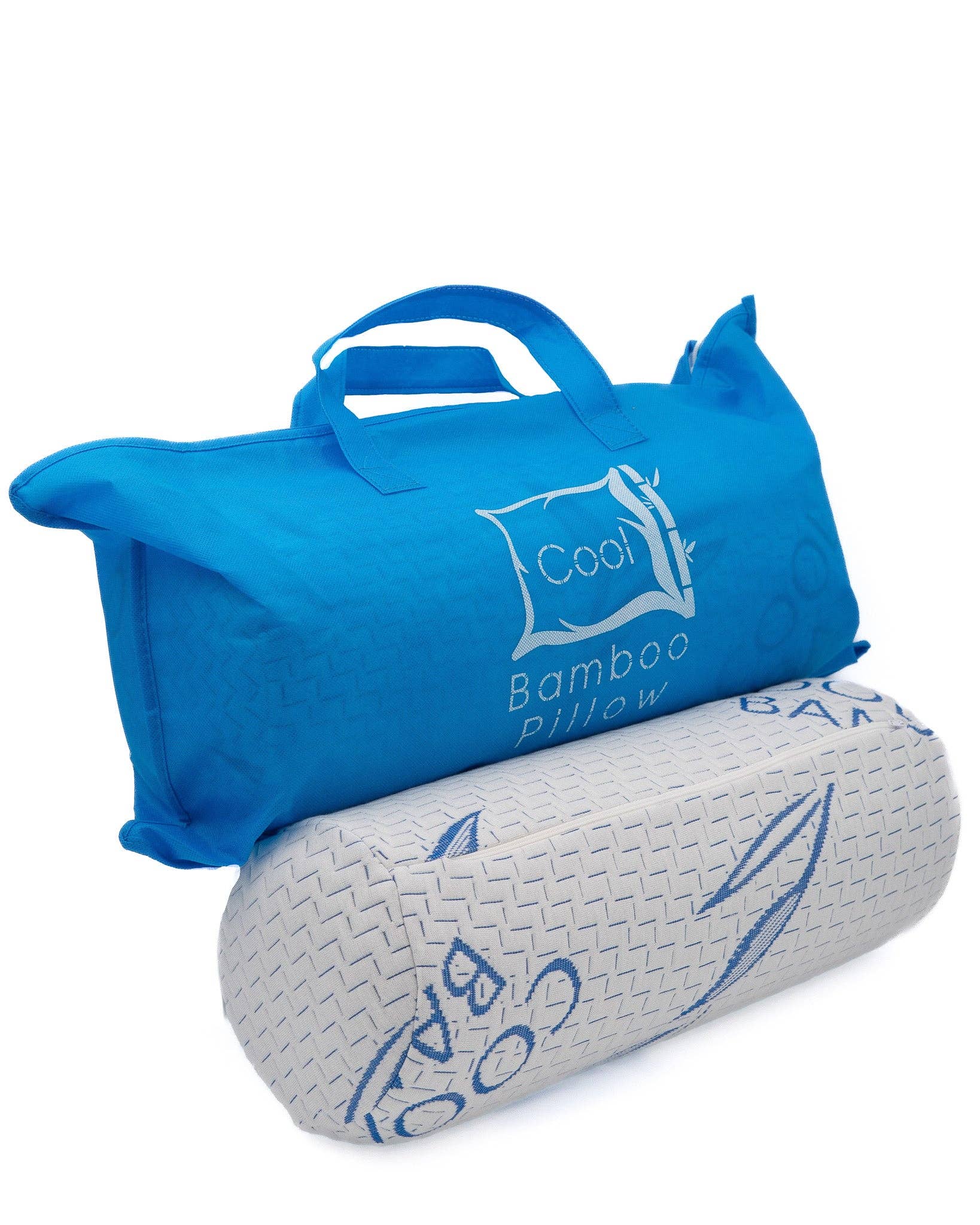 Okao Home Goods - Wholesale Bedding Pillow - Bamboo Cylinder Pillow - Cool Bamboo Pain Relief Neck Pillow with Memory Foam2