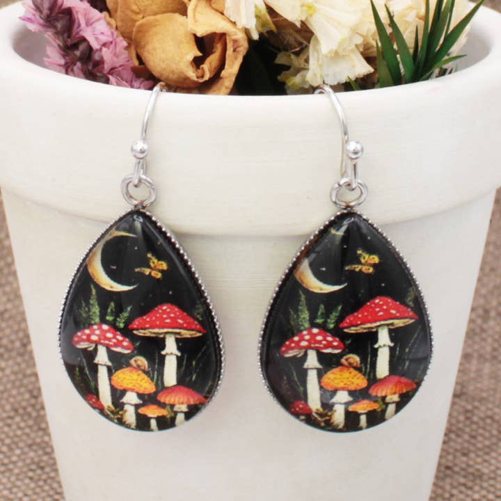 Paddehat Nat Sølv Tåreøreringe for engroshandel hos ZAD