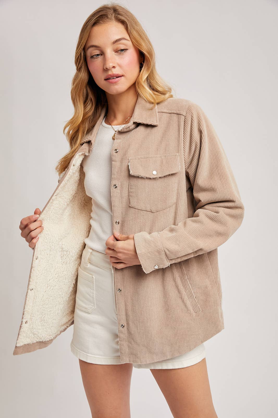 Camel CORDUROY SHERPA for wholesale on Faire23