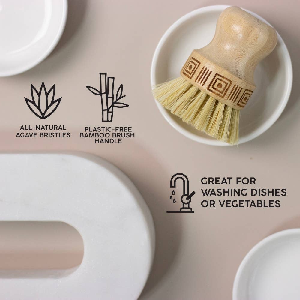 Render Goods - Vente Brosses de nettoyage - Brosse à récurer en bambou Dots and Dash9