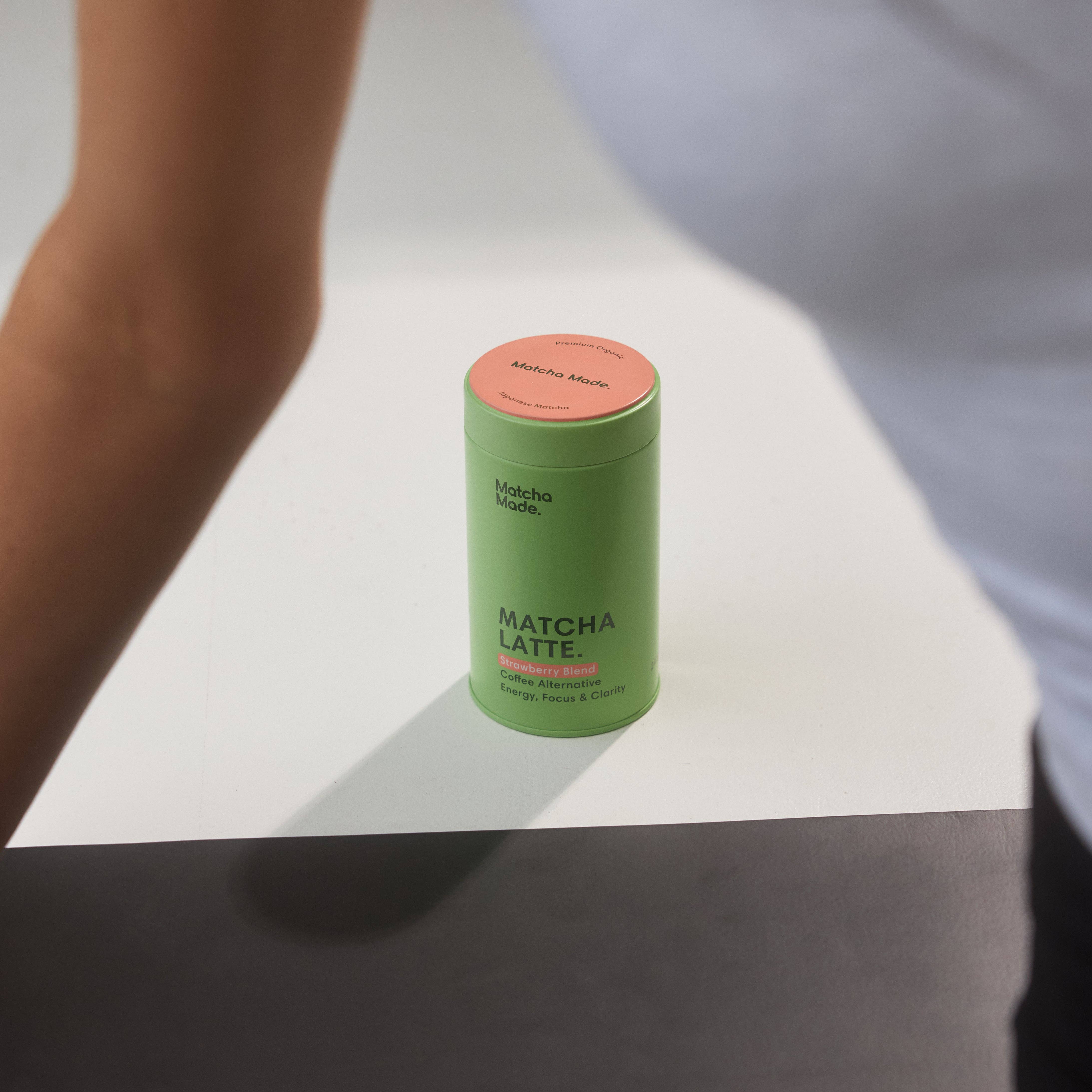 Morning Made - Wholesale Health/Detox Tea - Strawberry Matcha Latté3