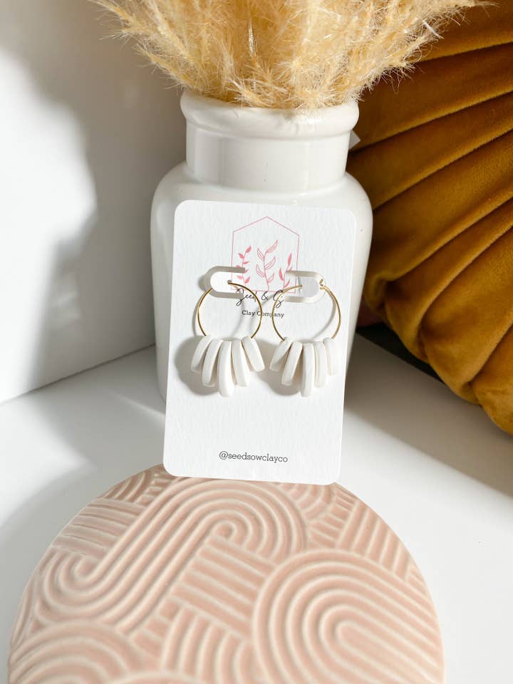 The "Freya" Hoops for wholesale by Seed & Sow Clay Company