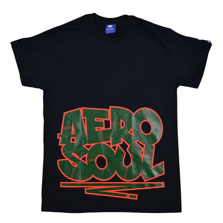 Aerosoul X Sya Graffi Tee - Svart för wholesale av Aerosoul Limited