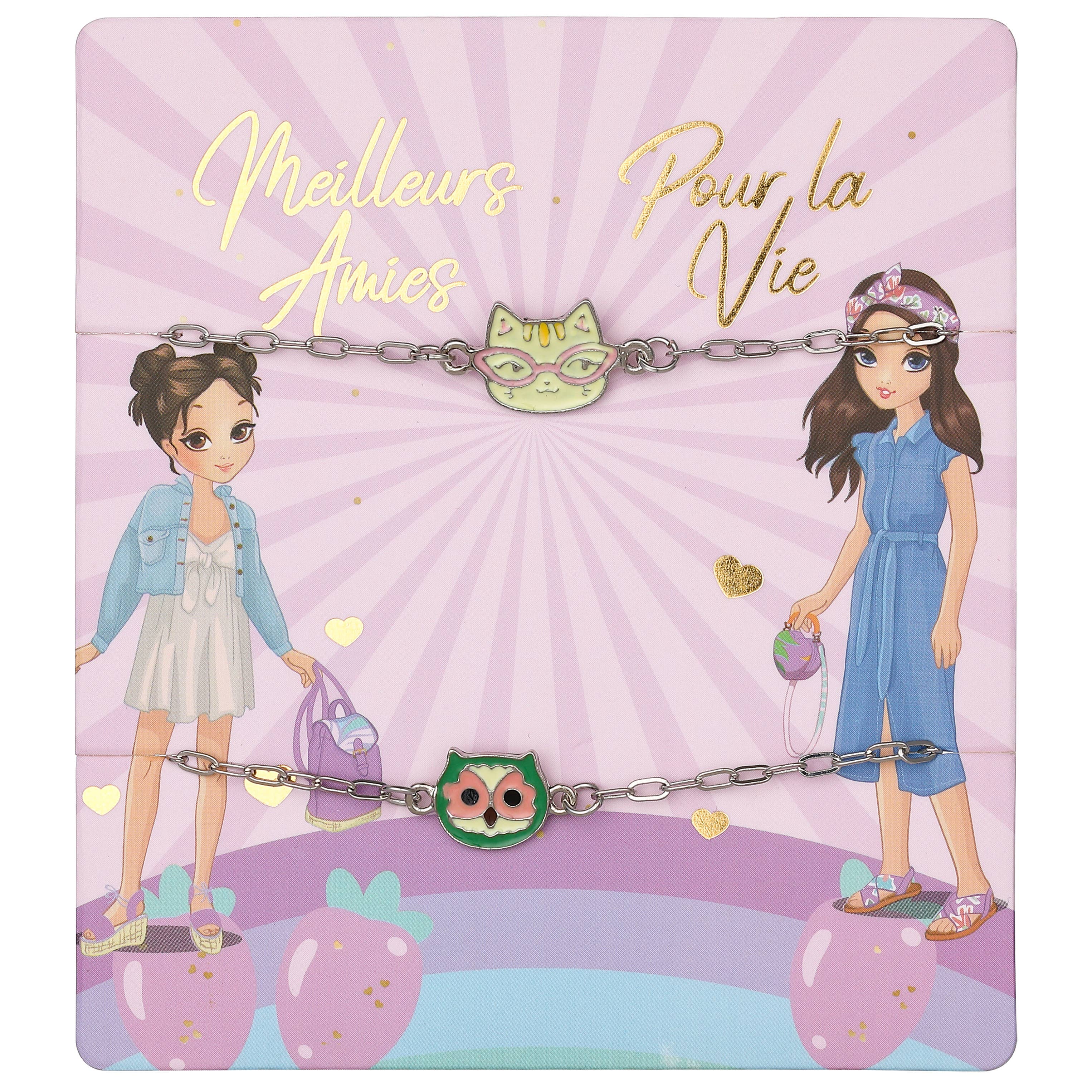 STELLA GREEN - Wholesale Beaded Bracelet - Kids - Friendship Bracelets X 2 – Teen Belle Collection10