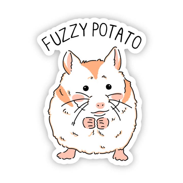 Big Moods - Wholesale Sticker - "fuzzy potato" hamster sticker