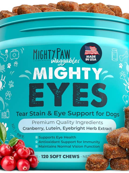 Mighty Eyes: Tear Stain & Eye Support Supplement for wholesale by Mighty Paw