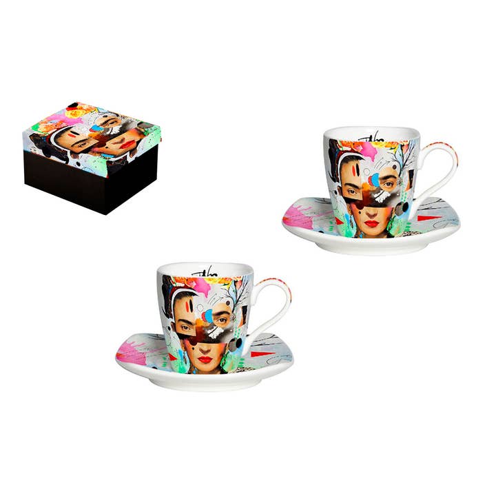 Socadis - Wholesale Coffee Mug - Set of 2 Cups 130ml Loui Jover AU6016