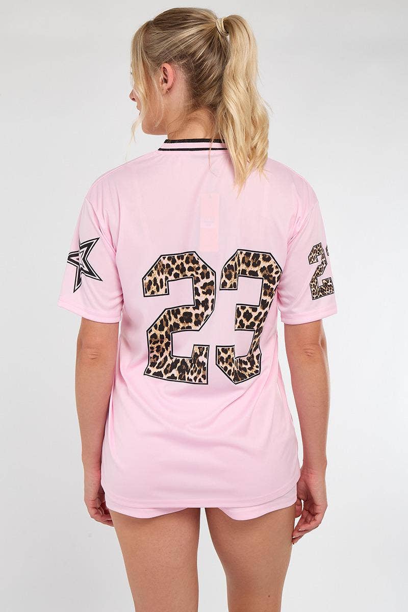 AX Labels - Wholesale Top & Short Set (NOT Loungewear) - Women's - Leopard Print 23 T-Shirt With Shorts Co-ord11