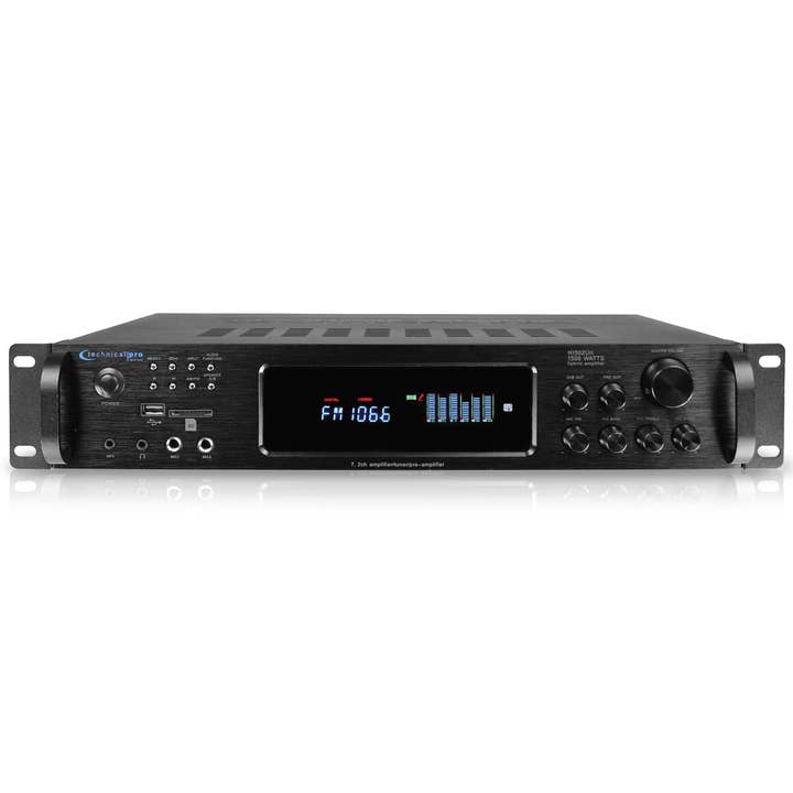 Amplificatore multicanale ibrido stereo domestico Bluetooth da 1500 W per la vendita all'ingrosso da parte di Technical Pro