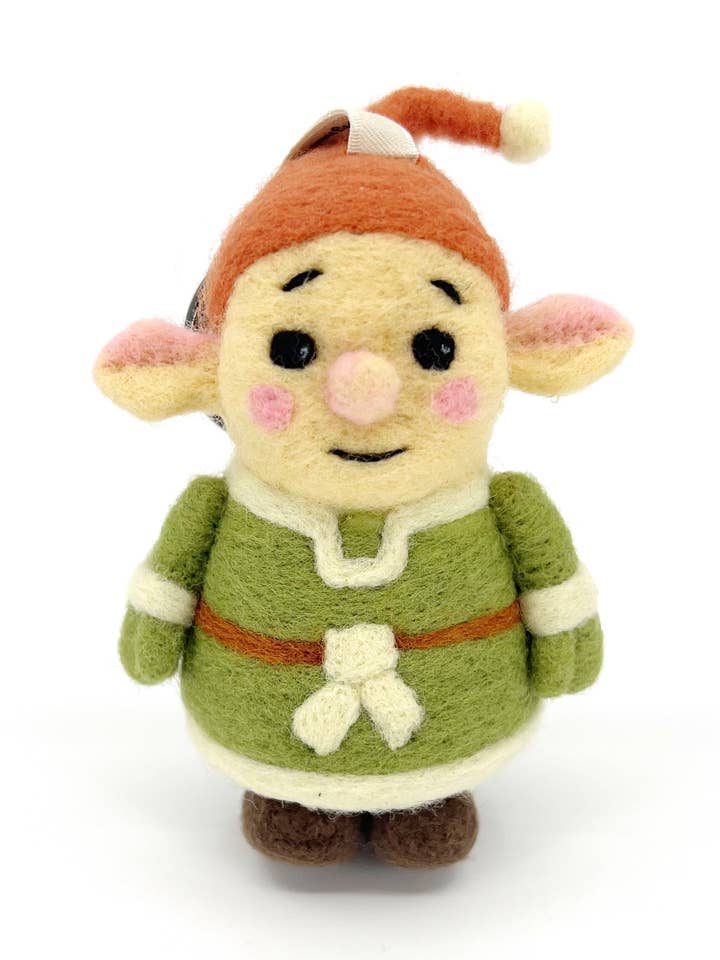 Elf Christmas Ornament Charm for wholesale by Woobbi