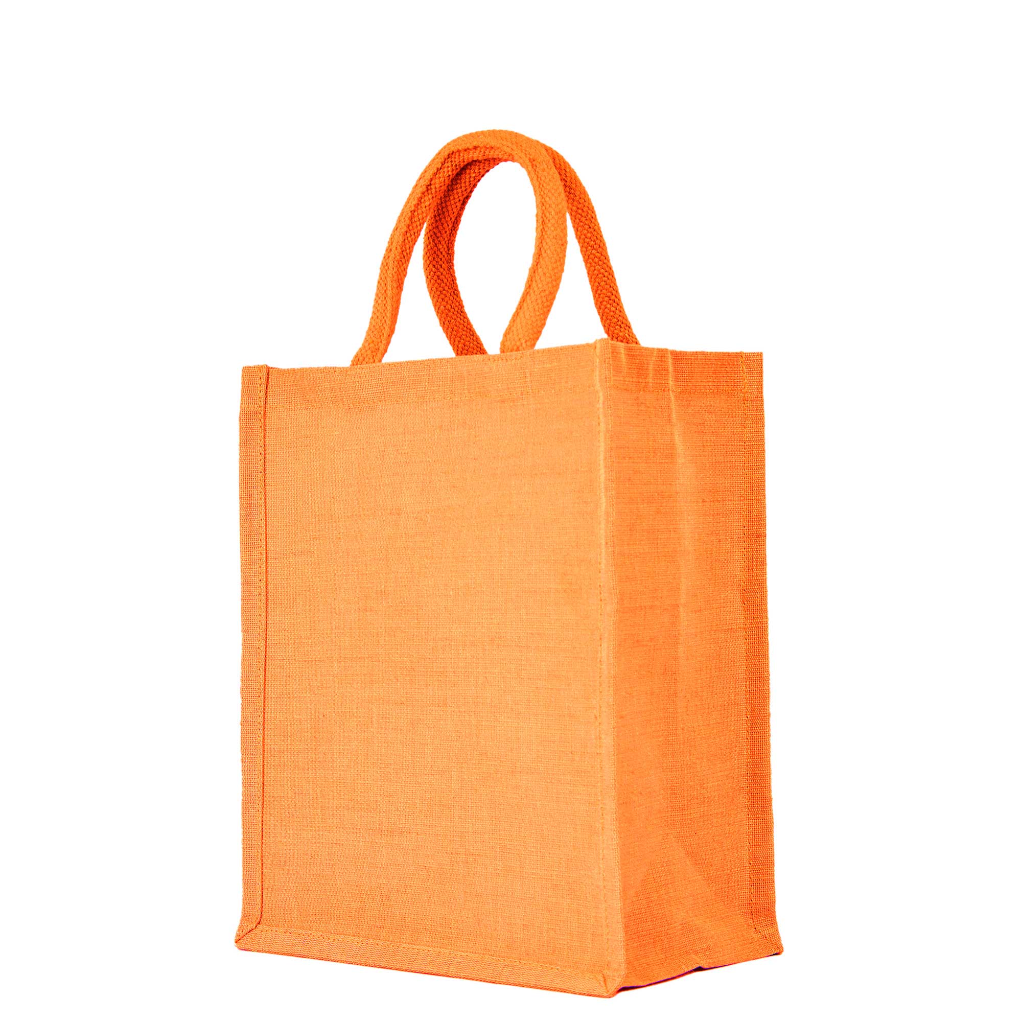 ecojutebags – Engroshandel Indkøbspose/indkøbstaske – 4 genanvendelige Juco-tasker med lomme og håndtag – 12x10x6 - Gave27